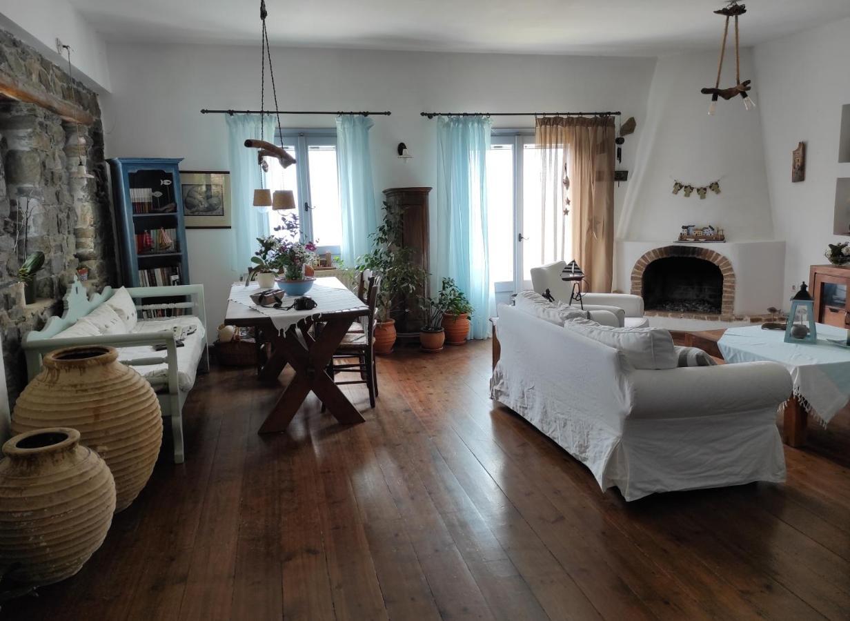 C & C _ Cycladic House With Endless Sea View Villa Ермополи Екстериор снимка